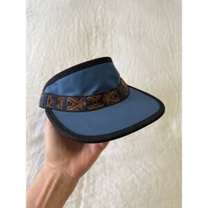 KAVU | Unisex Strapvisor Steel Blue Organic Cotton Low Profile Visor Adjustable